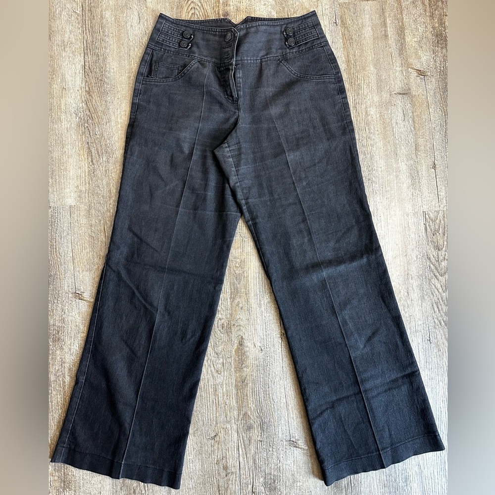 Larry Levine flare bottom jeans